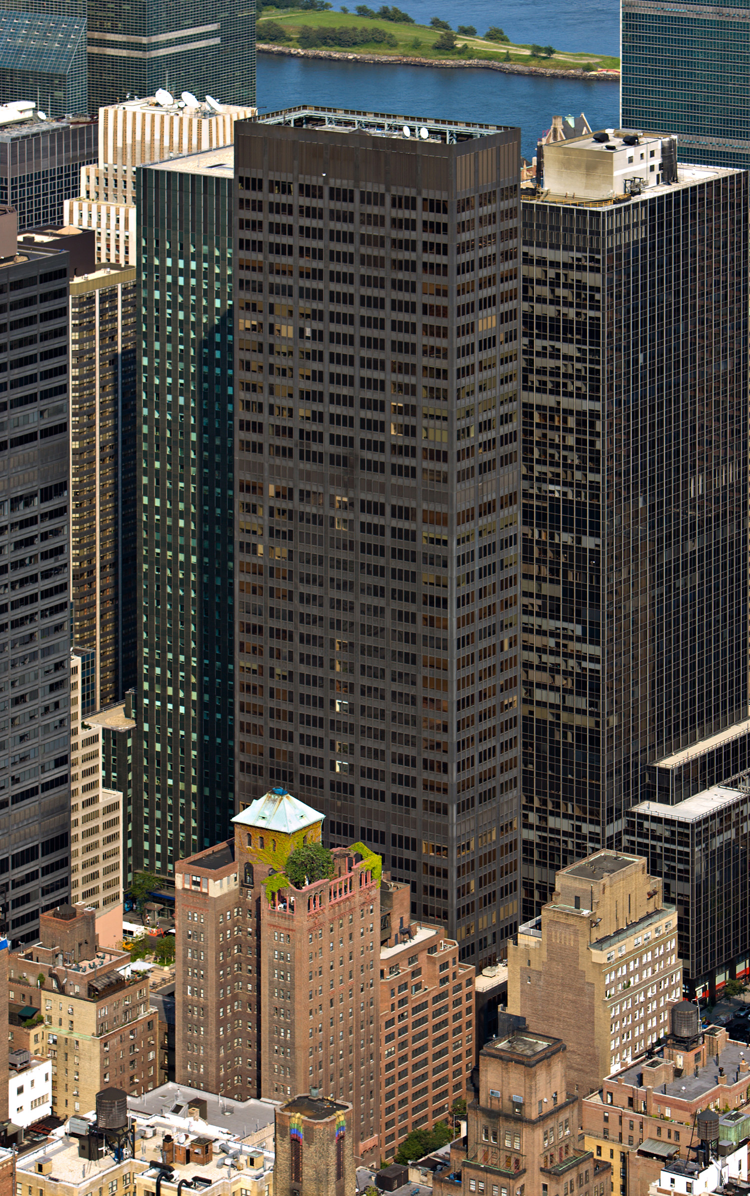 600 Third Avenue, New York City - View from Empire State Building. © Mathias Beinling